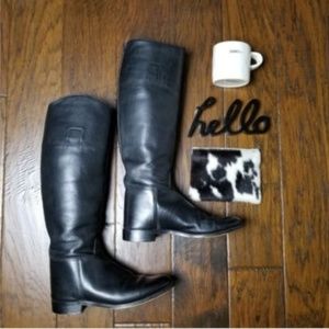 Marlborough English Black Equestrian Riding Boots